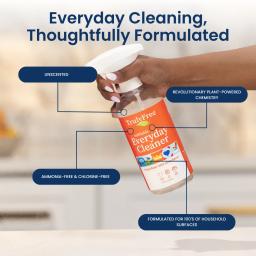 Truly Free Home Everyday Cleaner: Tough on messes, thoughtfully formulated, and made without ammonia.